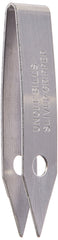 Sliver Gripper keychain tweezers close-up with polished tips for precise splinter removal.