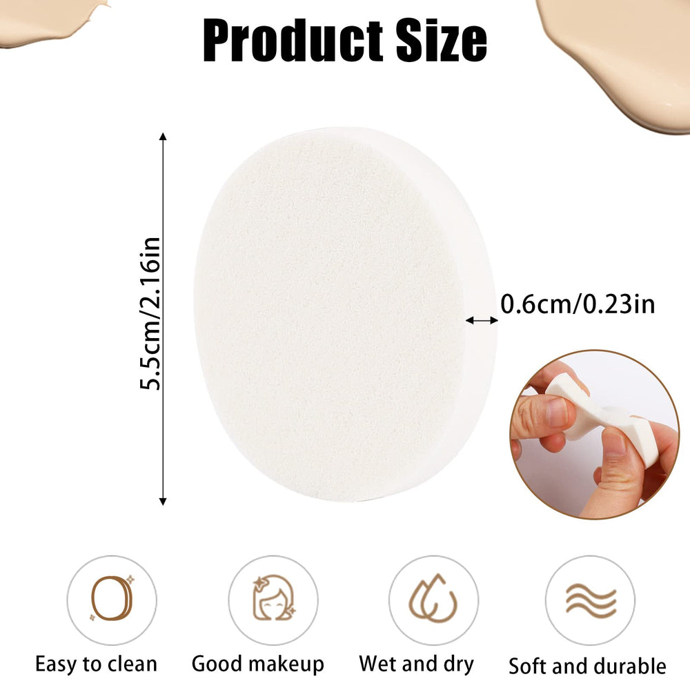 Sliverdew puff with 55mm diameter for precise foundation application