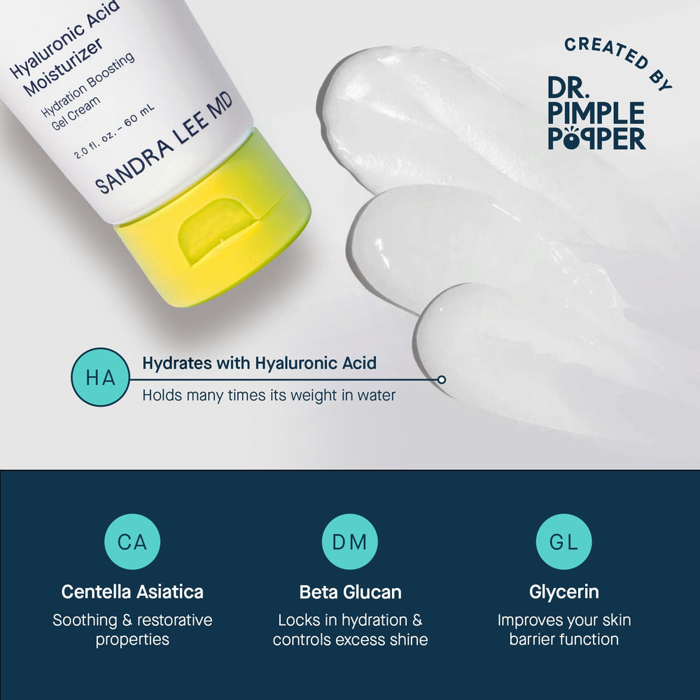 SLMD Hyaluronic Acid Moisturizer with dimethicone seal locks in moisture