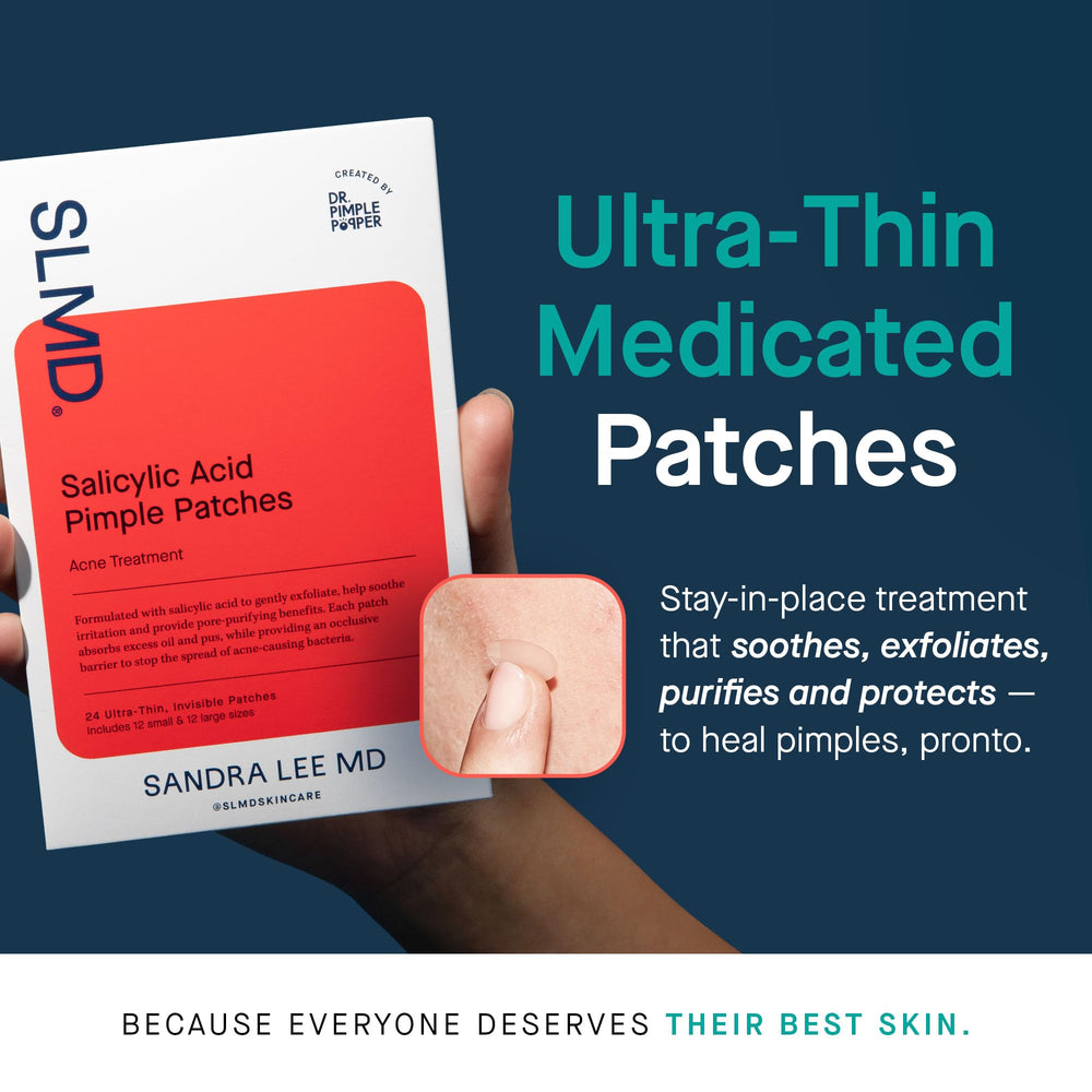 SLMD patches appear ultra-thin and transparent for discreet patching.