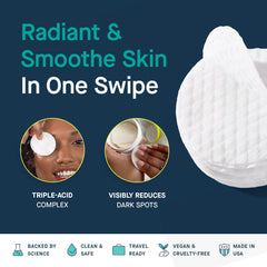 SLMD toner pads container and bottle for easy daily routine.