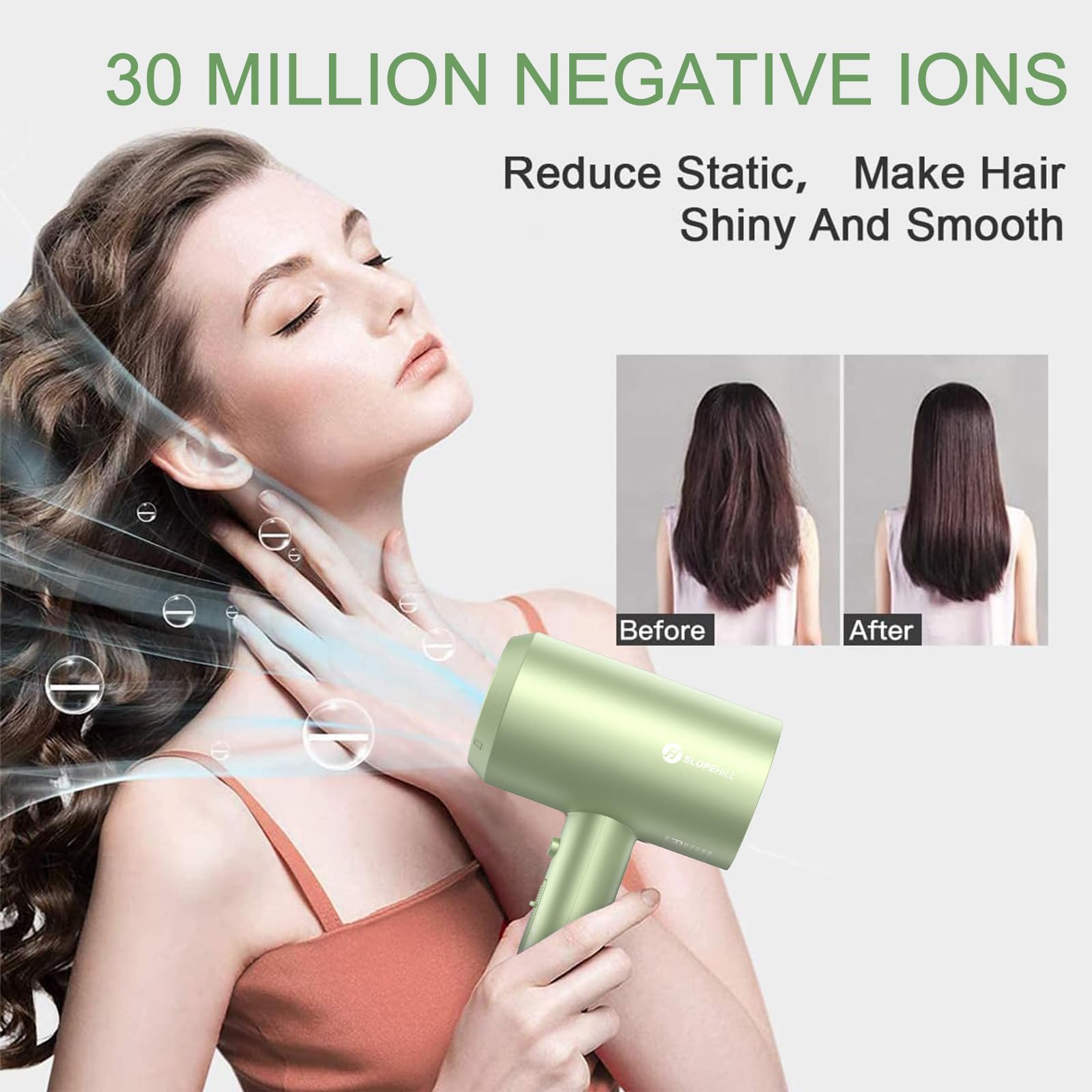 Slopehill hair dryer diffuser attachment close-up for texture and curls