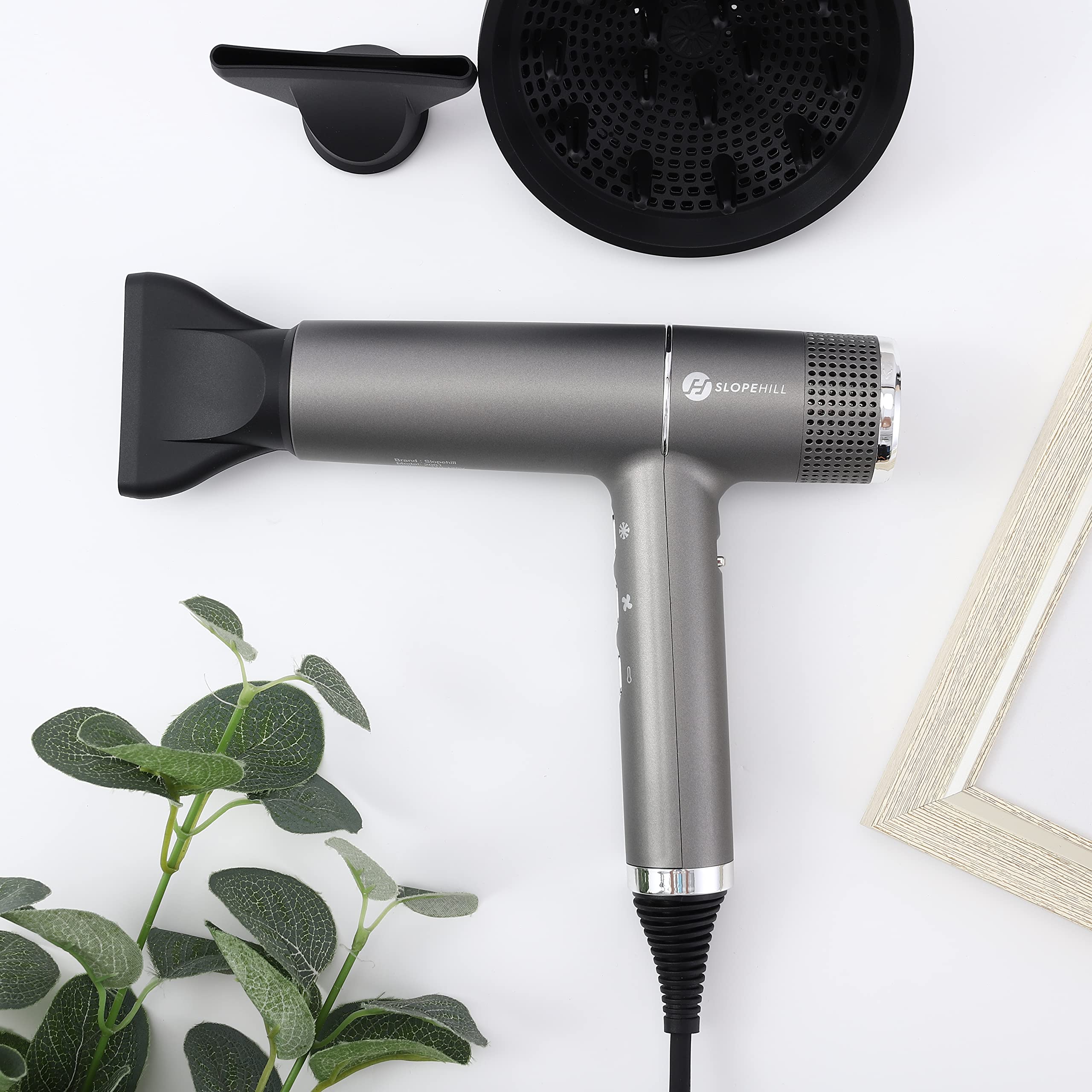 Slopehill hair dryer nozzle set for versatile styling options