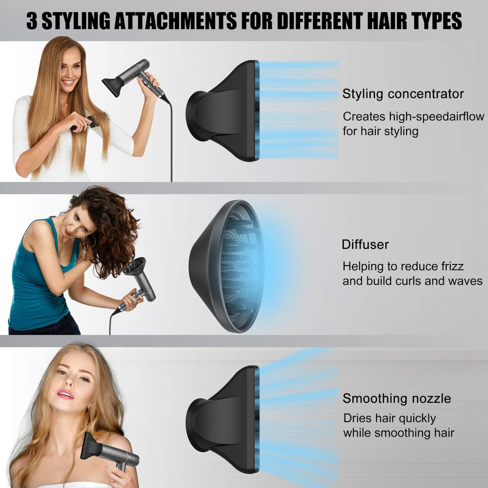 Slopehill hair dryer temperature monitoring ensures hair-friendly heat control