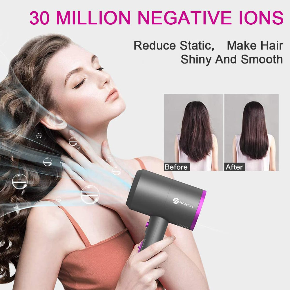 Slopehill concentrator attachment for precise styling on straight hair