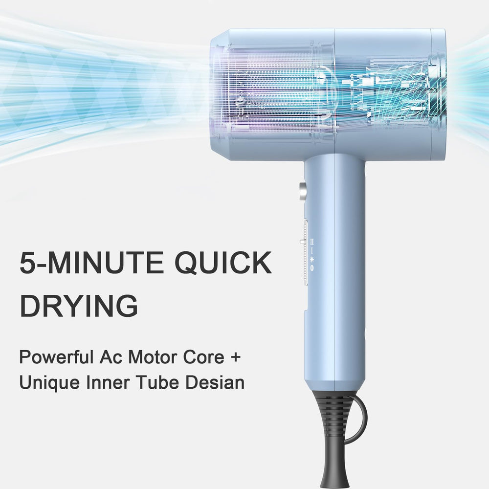 Slopehill dryer with diffuser attached for defined curls and waves