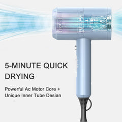 Slopehill dryer with diffuser attached for defined curls and waves