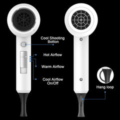 Slopehill Professional Ionic Hair Dryer diffuser attachment defines curls and waves.