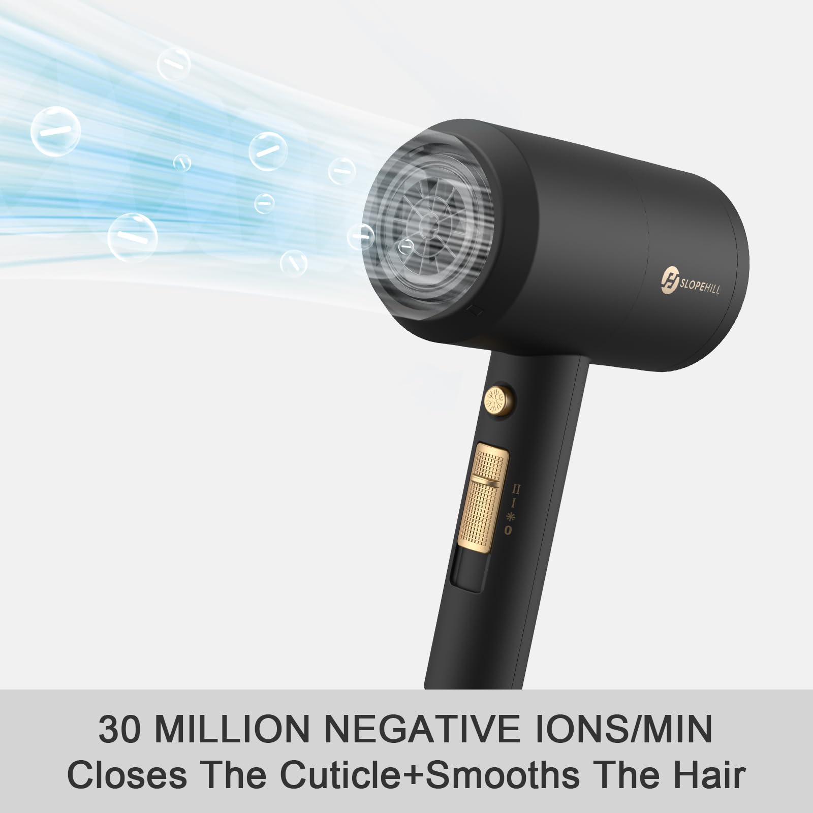 Slopehill Professional Ionic Hair Dryer diffuser defines curls with even heat