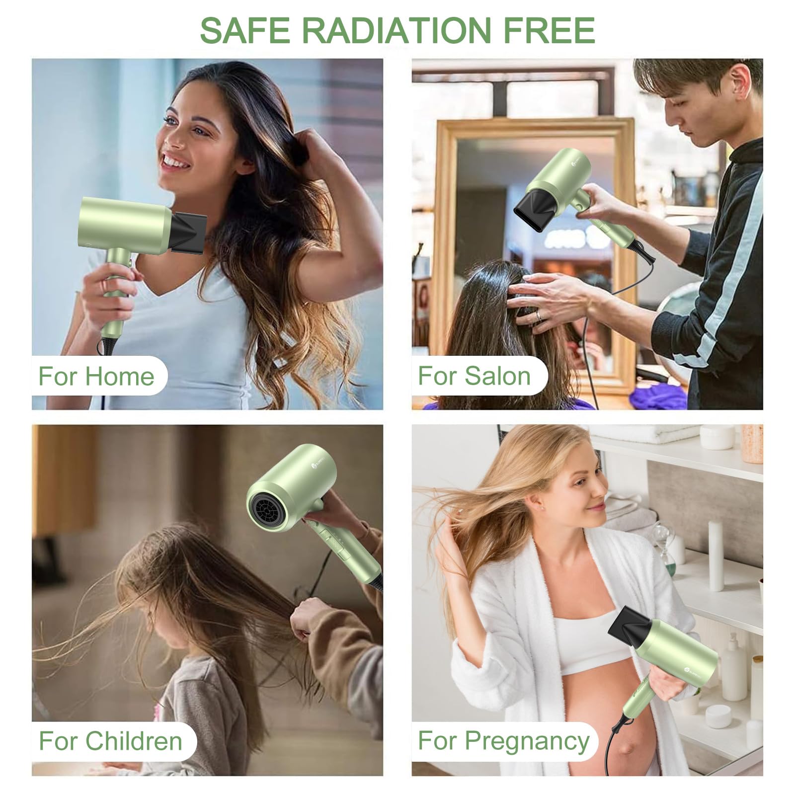 Slopehill professional ionic hair dryer in-use shot for quick morning routines