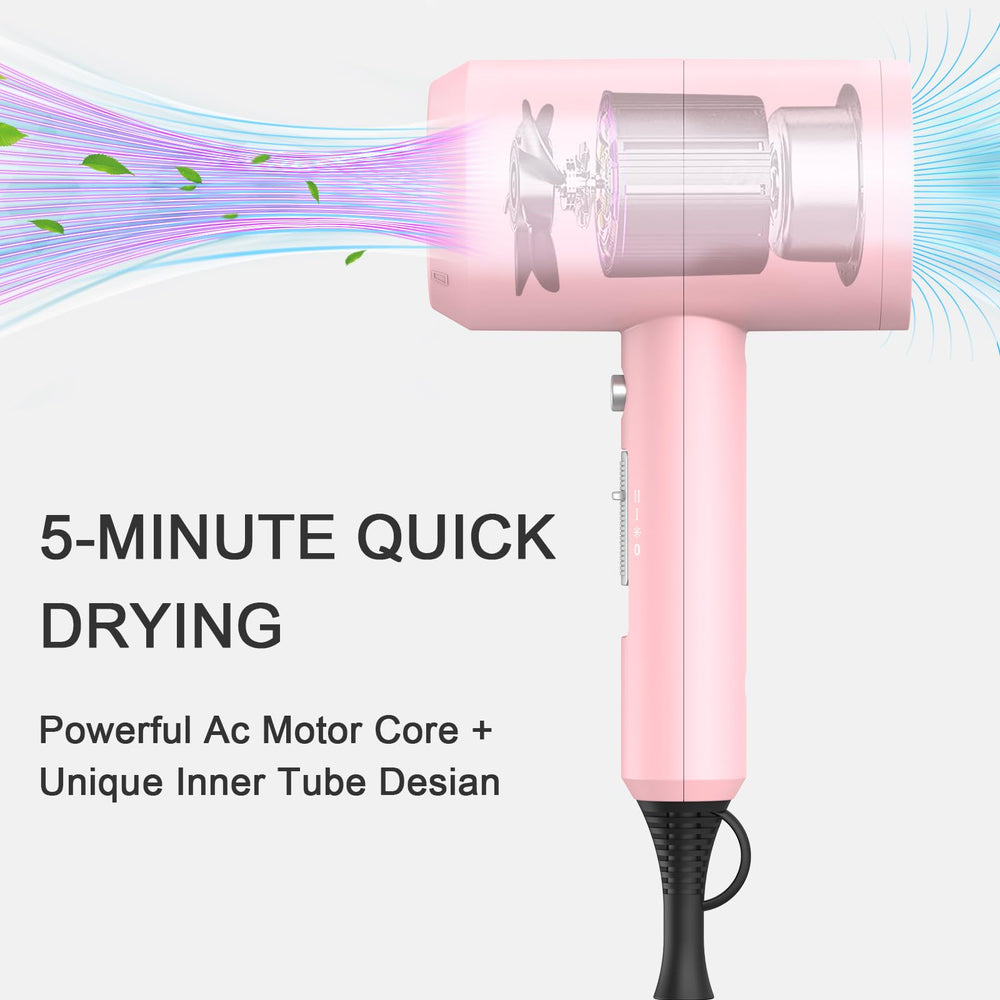 Slopehill hair dryer pink diffuser attachment defines natural curls and waves.