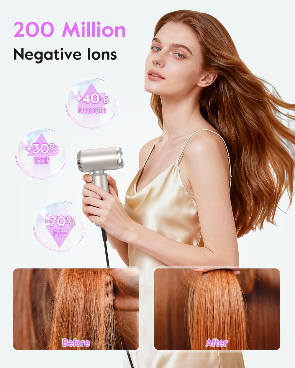 Slopehill smart temperature control and adjustable settings for hair-friendly styling.