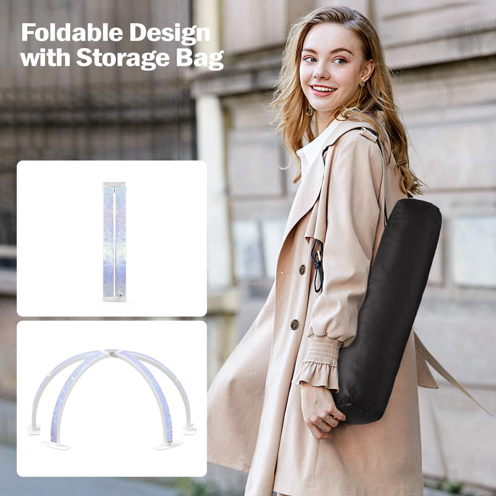 SLYFTE Phone holder keeps tutorials or client photos within easy reach.