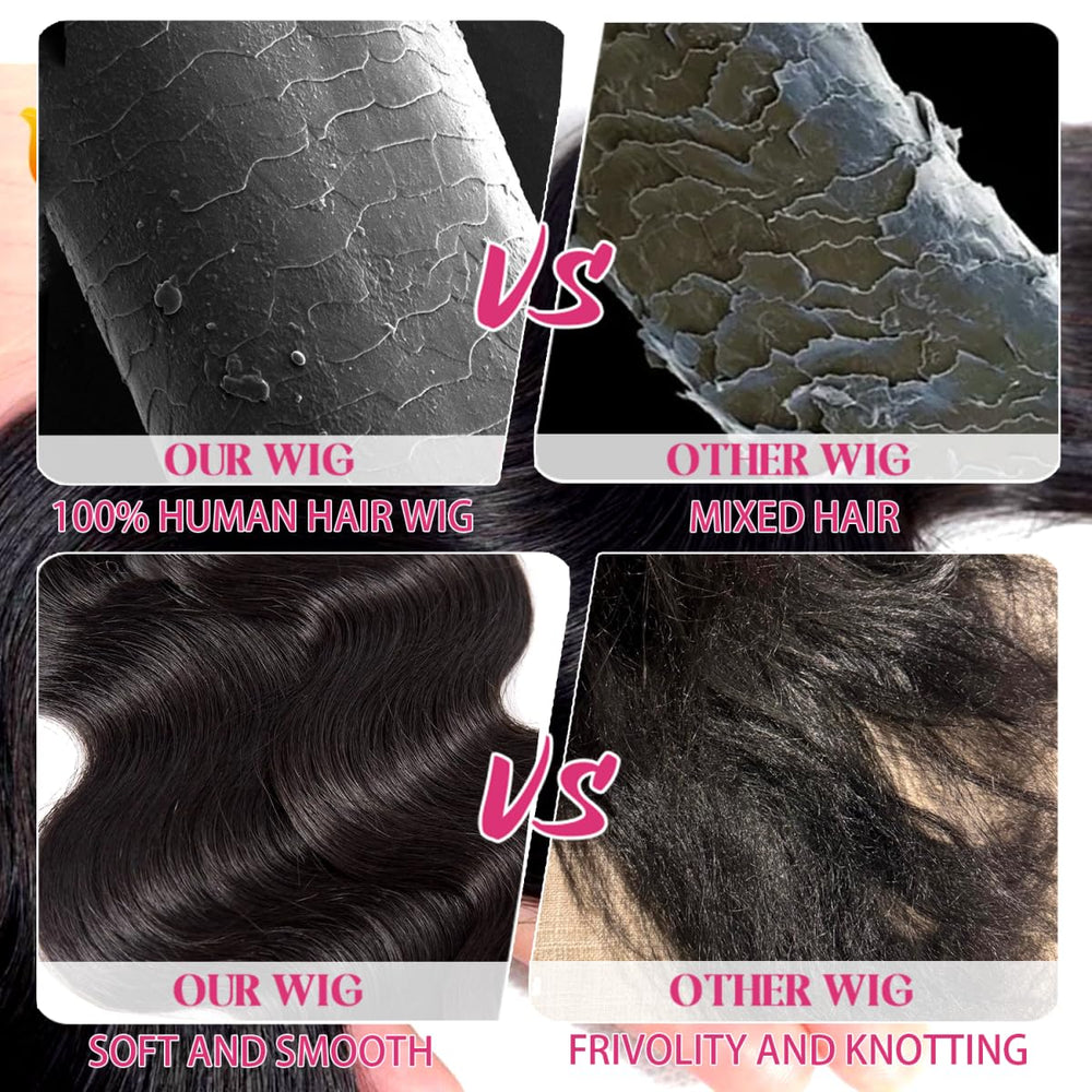 Smabuity HD transparent lace blends with skin for discreet parting.
