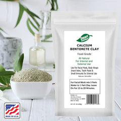 SMART SOLUTIONS calcium bentonite clay face-mask-application demonstrates pore cleansing and smoother skin.