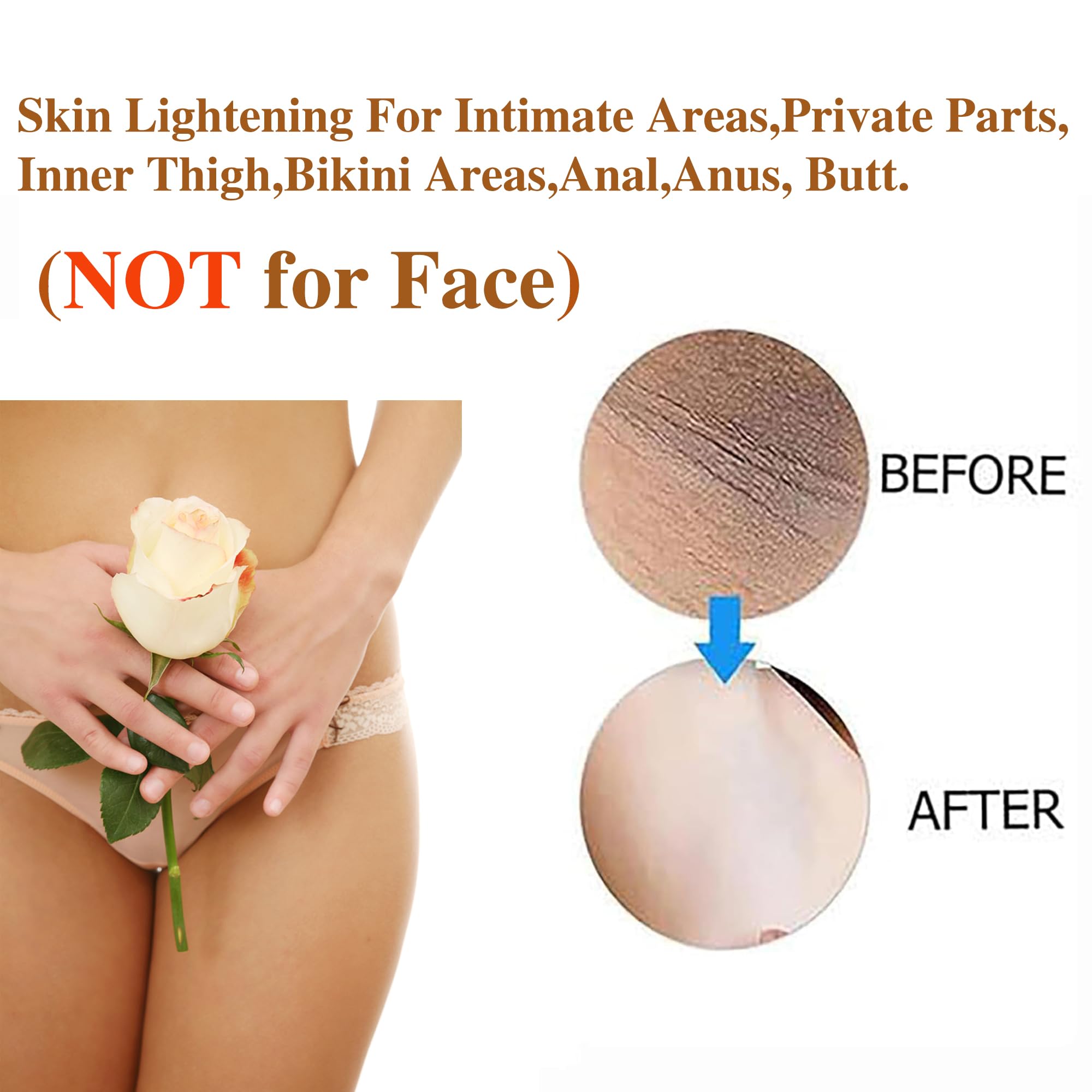 SMILEFACE private parts cream close-up highlighting gentle intimate skin formula.