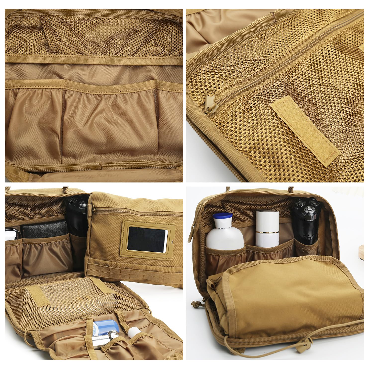 SMONT back organizer hook keeps the bag secured in bathrooms or lockers.