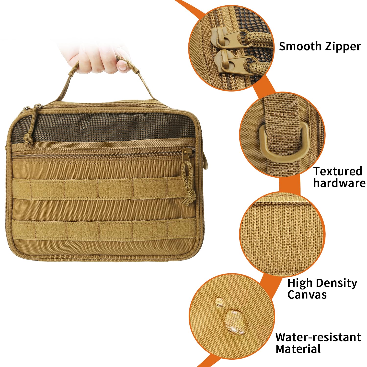 SMONT sturdy canvas material ensures durability and easy cleaning.