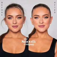 Smooth Stick natural-shine-non-greasy reveals natural finish after use.