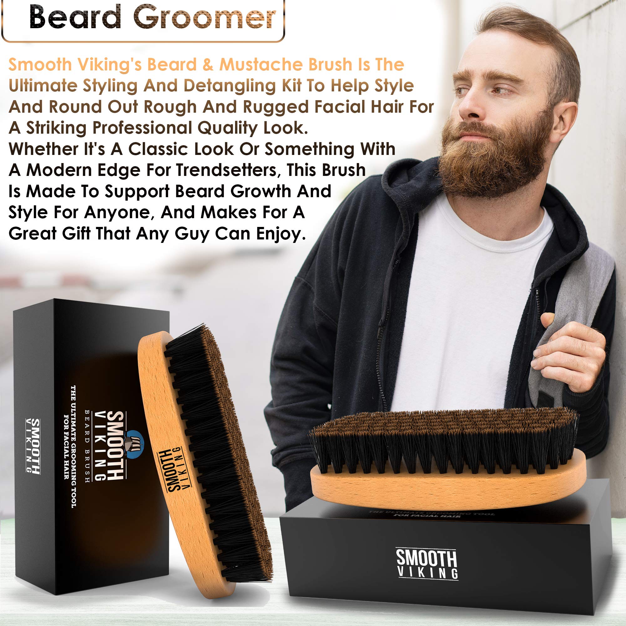 Smooth Viking compact grooming set display illustrating easy storage and quick access.