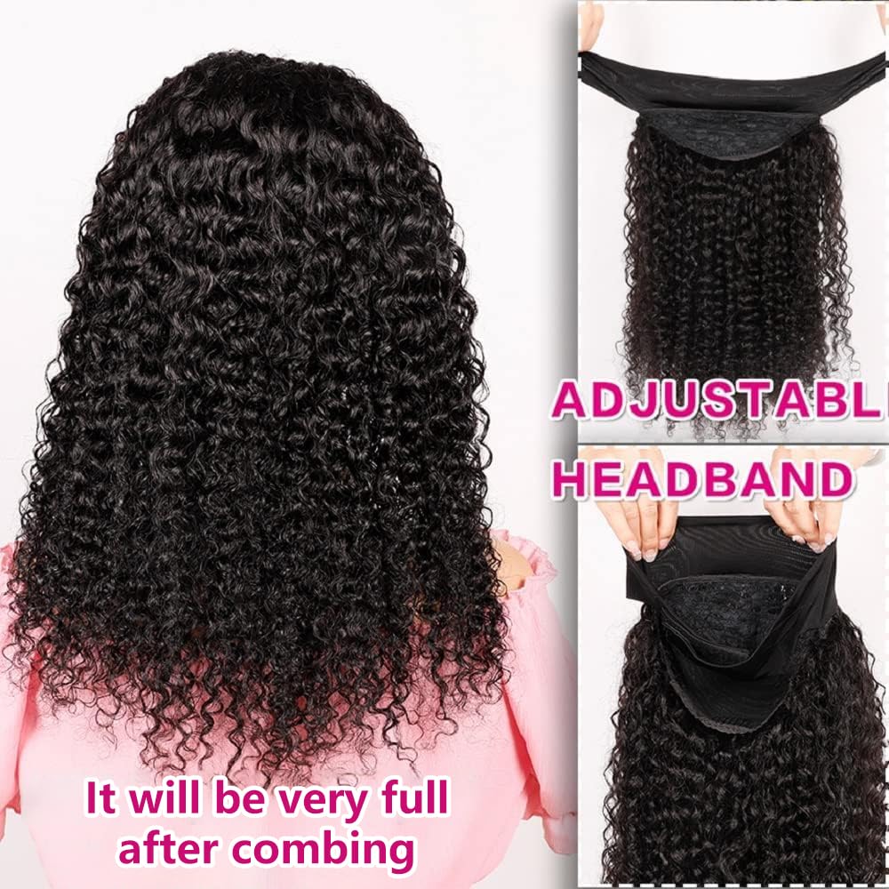 Smoothair headband wig cap and band close-up demonstrates secure, glueless design.