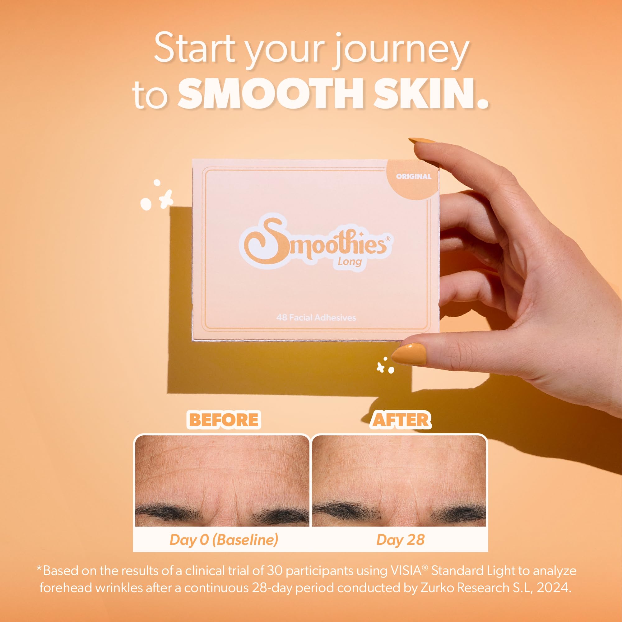 Smoothies strong adhesive overnight patch ensures secure all-night wear