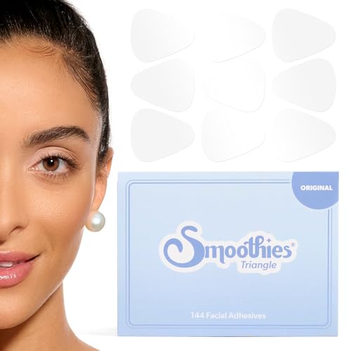 Smoothies patch applied to eye-area elevens for smoother appearance.