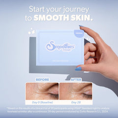 Smoothies patch in a night routine ready to wear overnight.