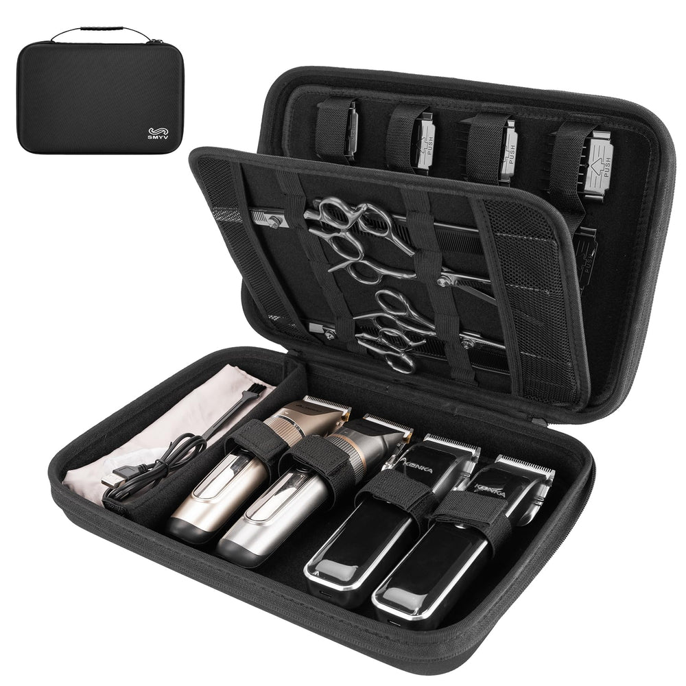 SMYV barber bags sturdy shell demonstrates durability for daily professional use.