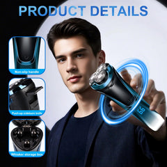 Snapbuy Electric Razor IPX7 waterproof for safe shower use.