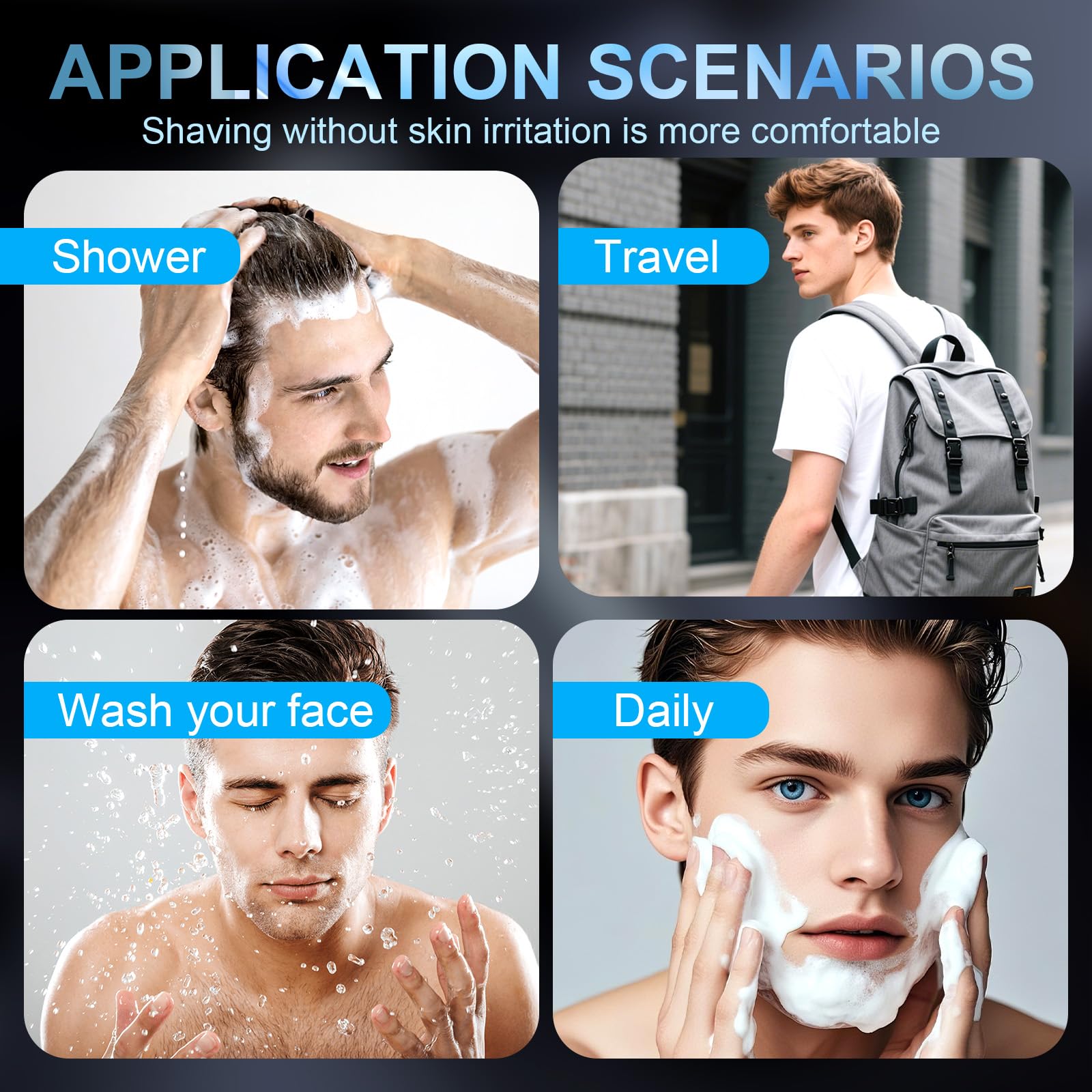 Snapbuy electric razor travel case closed protects gear during travel.