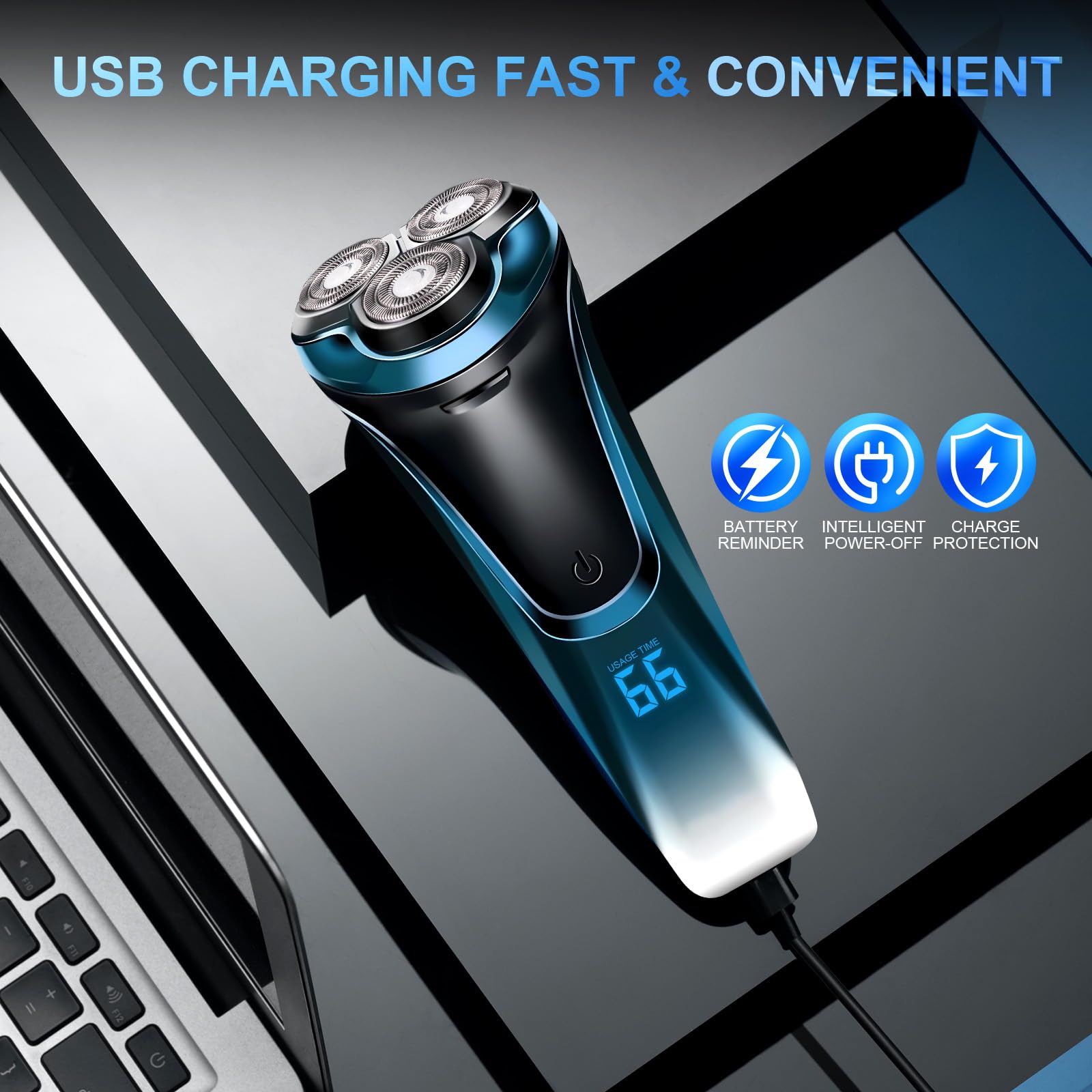Snapbuy Electric Razor travel case for easy packing on trips.