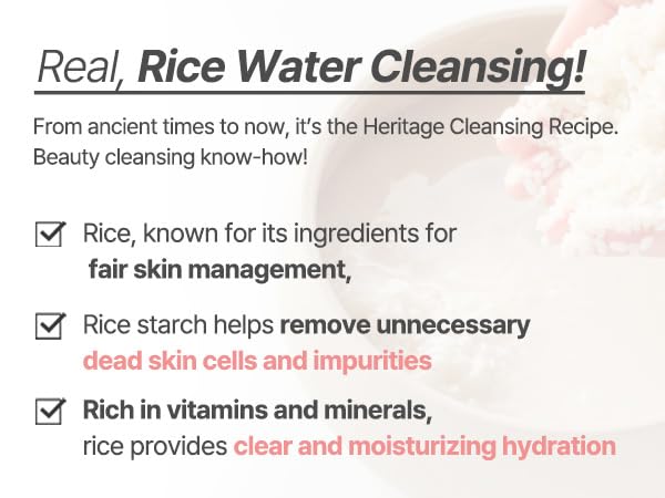 S.NATURE Aqua Rice Extract cleanse shows gentle exfoliation for smoother pores.
