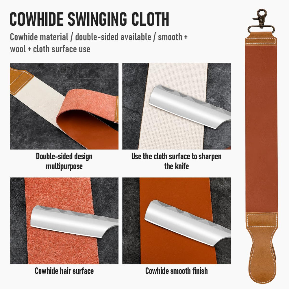 SNBNX strop and blade set brown—premium conditioning for smooth shaving sessions.