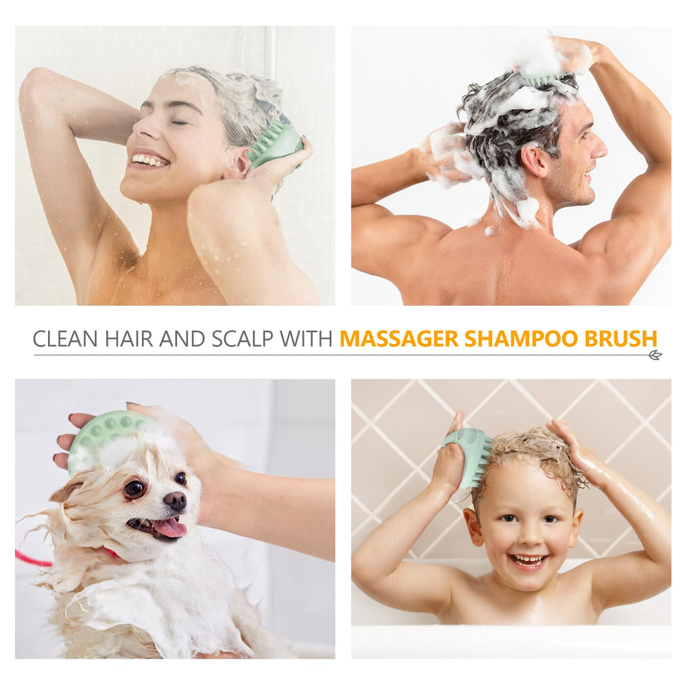 Sndyi massager helps distribute shampoo evenly to reach roots and reduce buildup.
