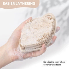 Sndyi silicone scrubber is easy to clean and durable.