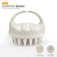 Sndyi soft silicone bristles closeup demonstrate gentle scalp massage.