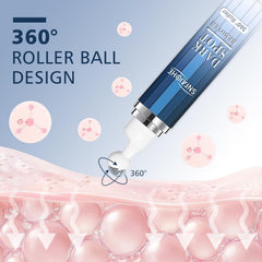 SNFAJOHE 360 roller close-up demonstrates even serum distribution and massage benefits.