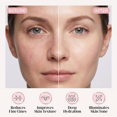 Close-up of ceramides and hyaluronic visuals representing barrier support