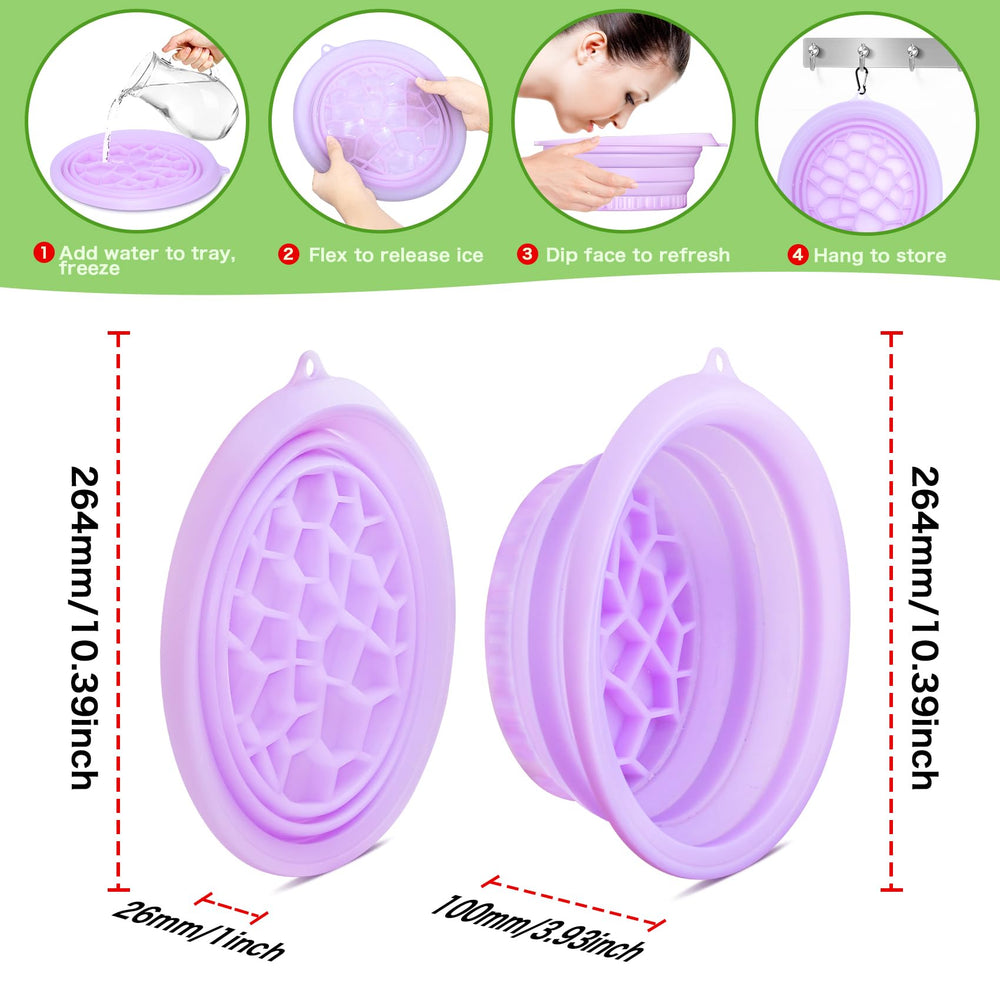 Snipeup bola-hielo facial plegable para uso cómodo y compacto en viajes