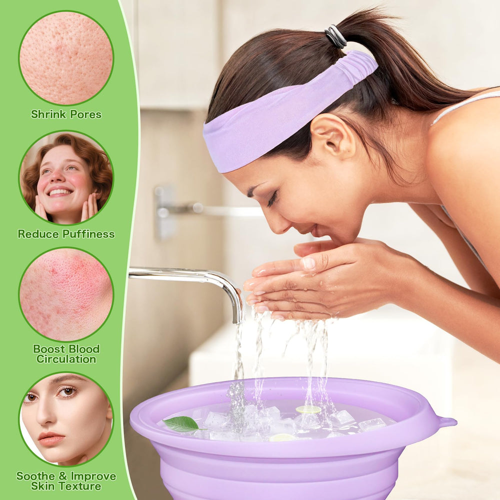 Snipeup uso cara en bol hielo para enfriamiento rápido y refrescante