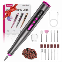 SnnyNyx nail drill with LCD display for precise control
