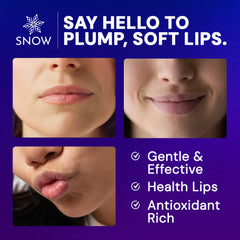 SNOW Overnight Lip Treatment Vitamin E glow highlights natural plump and softness