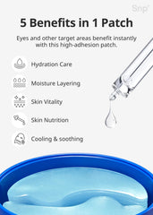 SNP Bird Nest Eye Patch cooling effect around the under eye area