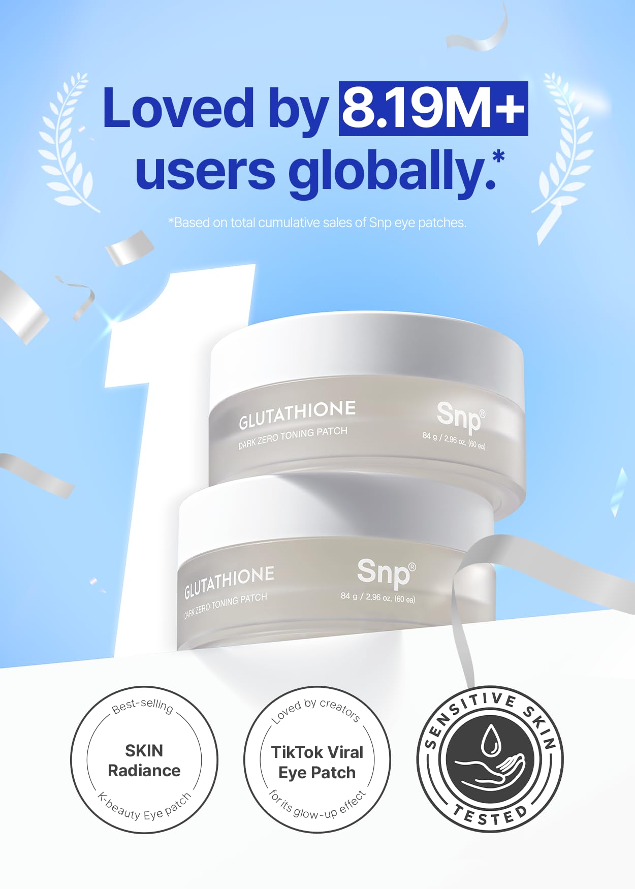 SNP eye patch cooling hydrogel application soothing hydration