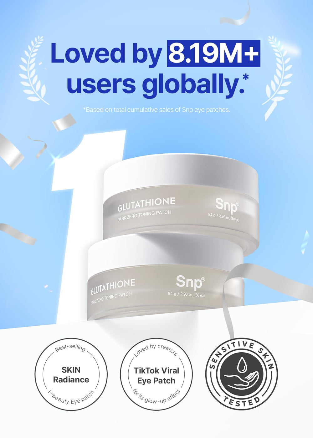 SNP eye patch cooling hydrogel application soothing hydration
