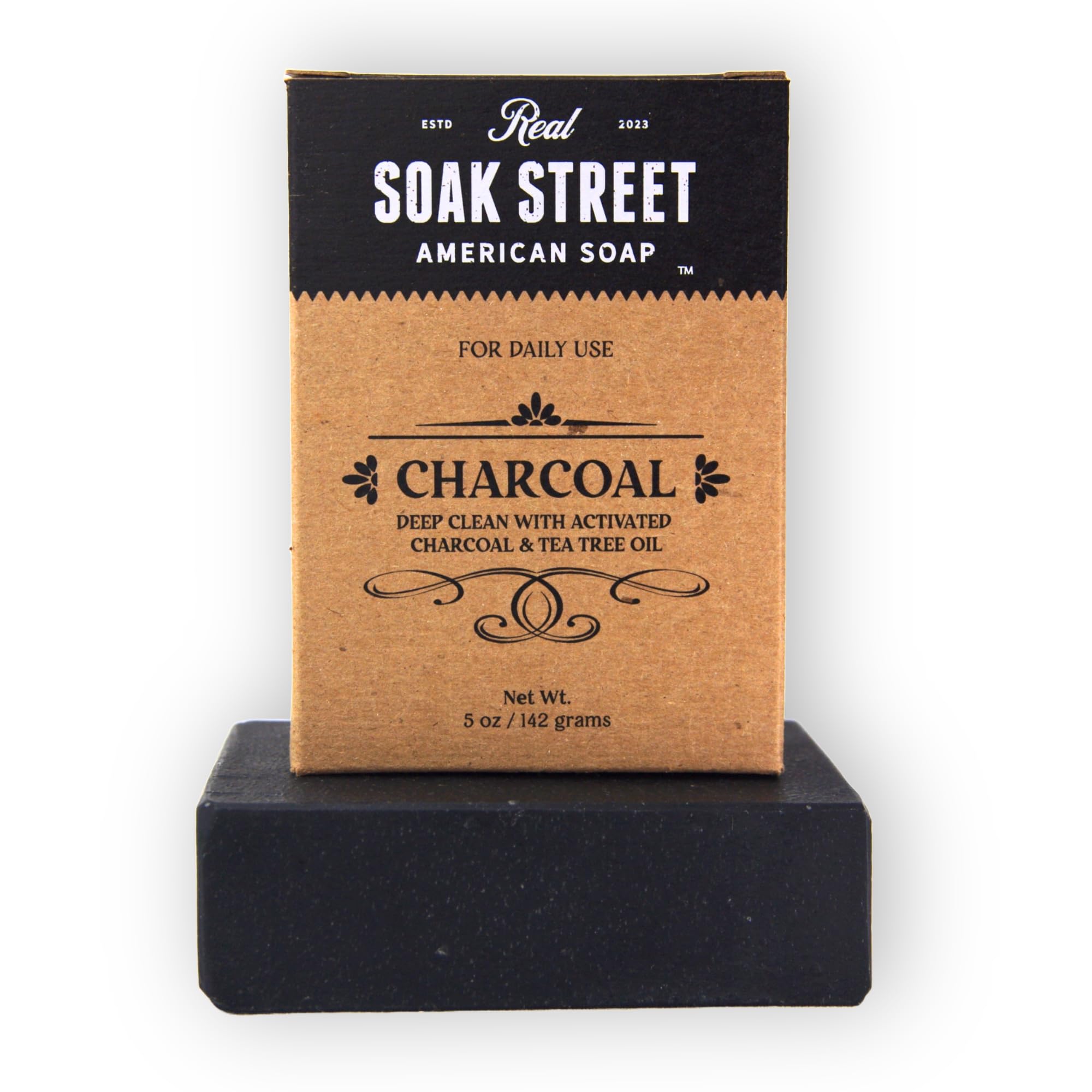Soak Street Real American Soap long lasting bar suggesting extended value