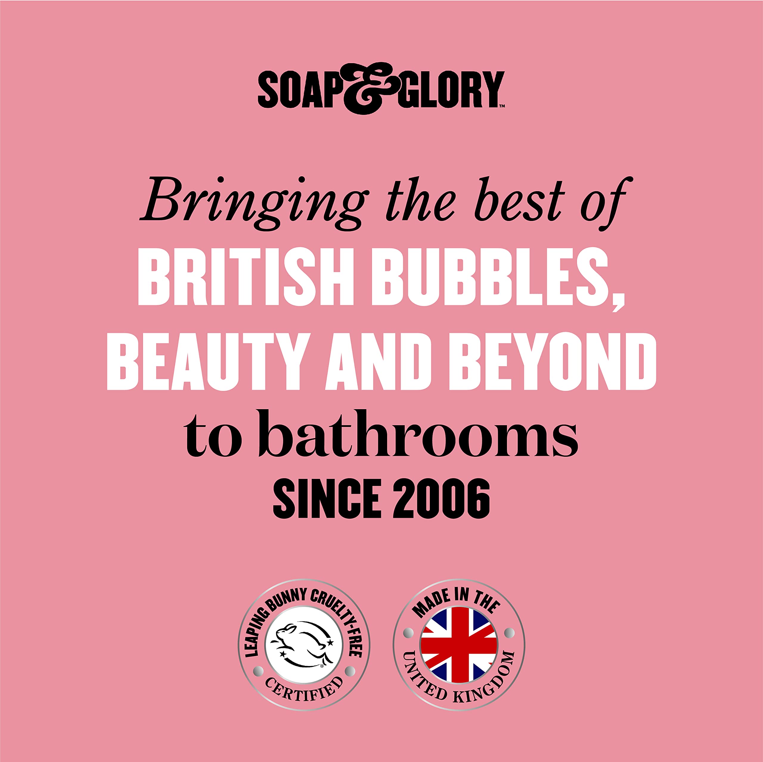 Soap & Glory Original Pink packaging indicating vegan, cruelty-free line.