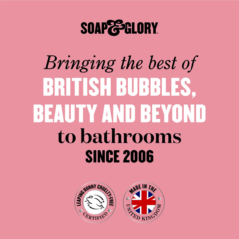 Soap & Glory Original Pink packaging indicating vegan, cruelty-free line.