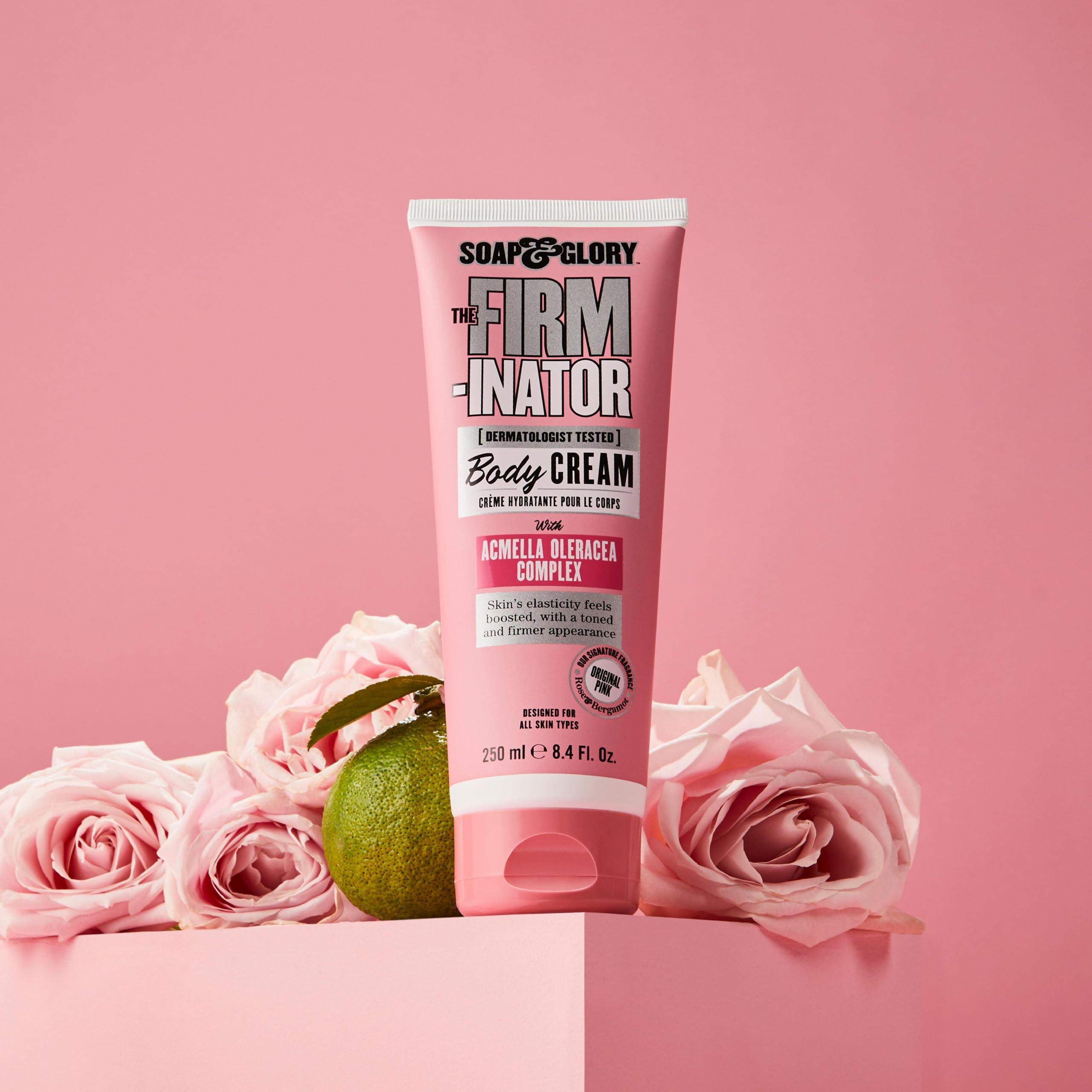 Soap & Glory Shea butter zoom emphasizing deep moisturization.
